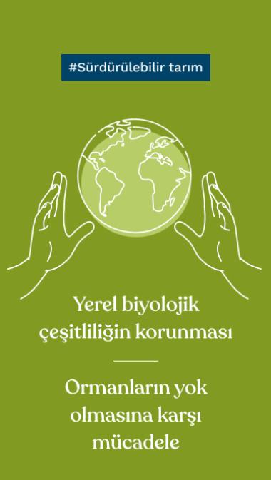 #Sürdürülebilir tarım Yerel biyolojik çeşitliliğin korunması Ormanların yok olmasına karşı mücadele